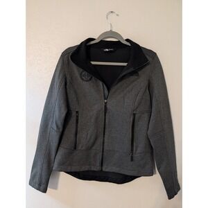 The North Face Womens Gray Fleece Full Zip Jacket Size S